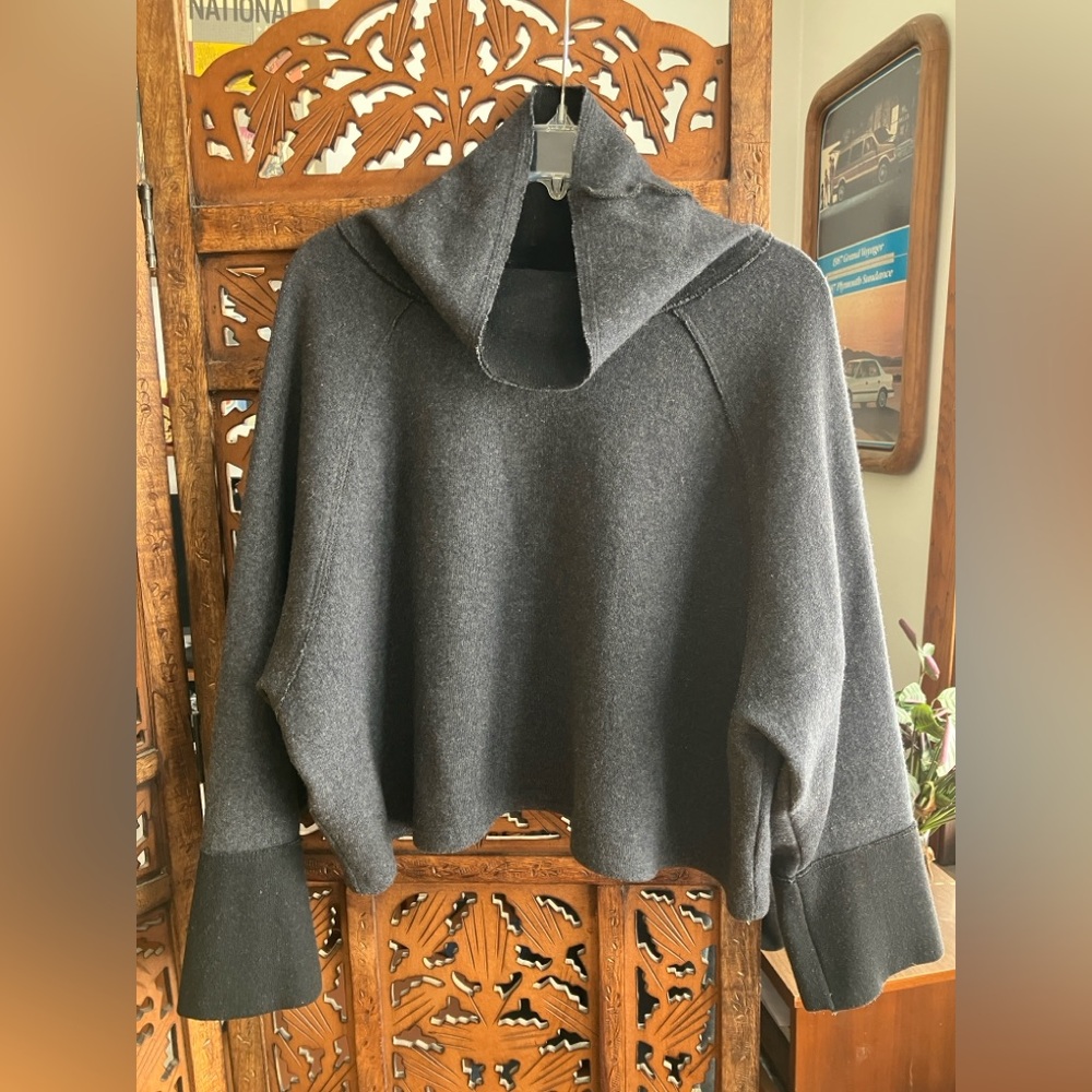Zara women’s gray turtleneck sweater